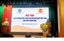 Lễ Mít tinh chào mừng Ngày Sách và Văn hoá đọc Việt Nam lần thứ 2